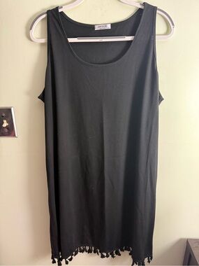 Aimage Sleeveless Black Tank Dress 2XL